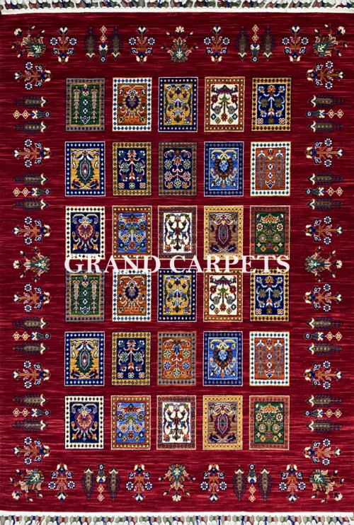 Классический Ковер Gordes 7196 Bordo — купить в Омске с доставкой по России | Grand Carpets