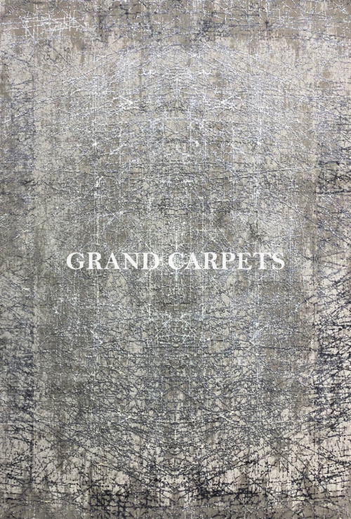 Абстрактный Ковер Emotion DG06B Grey / Grey — купить в Омске с доставкой по России | Grand Carpets